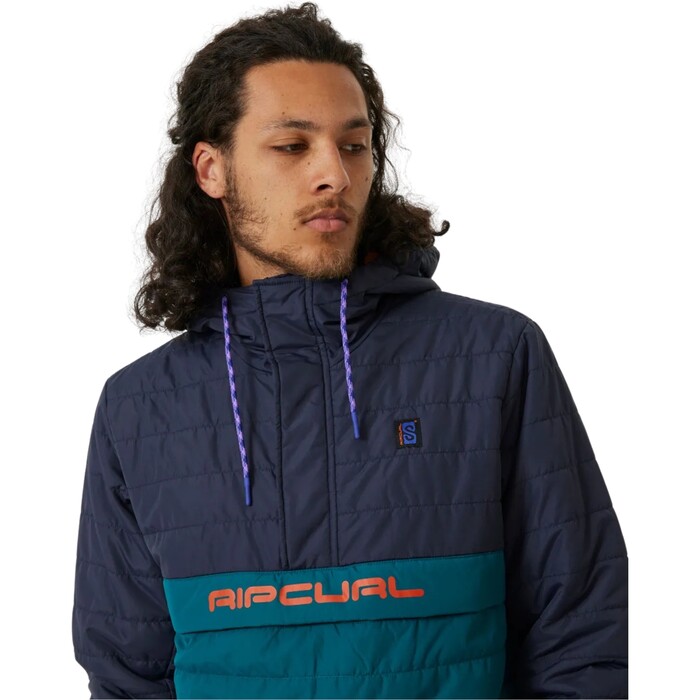 2024 Rip Curl Mens Search Anorak Puffer 01HMJA - Purple Night